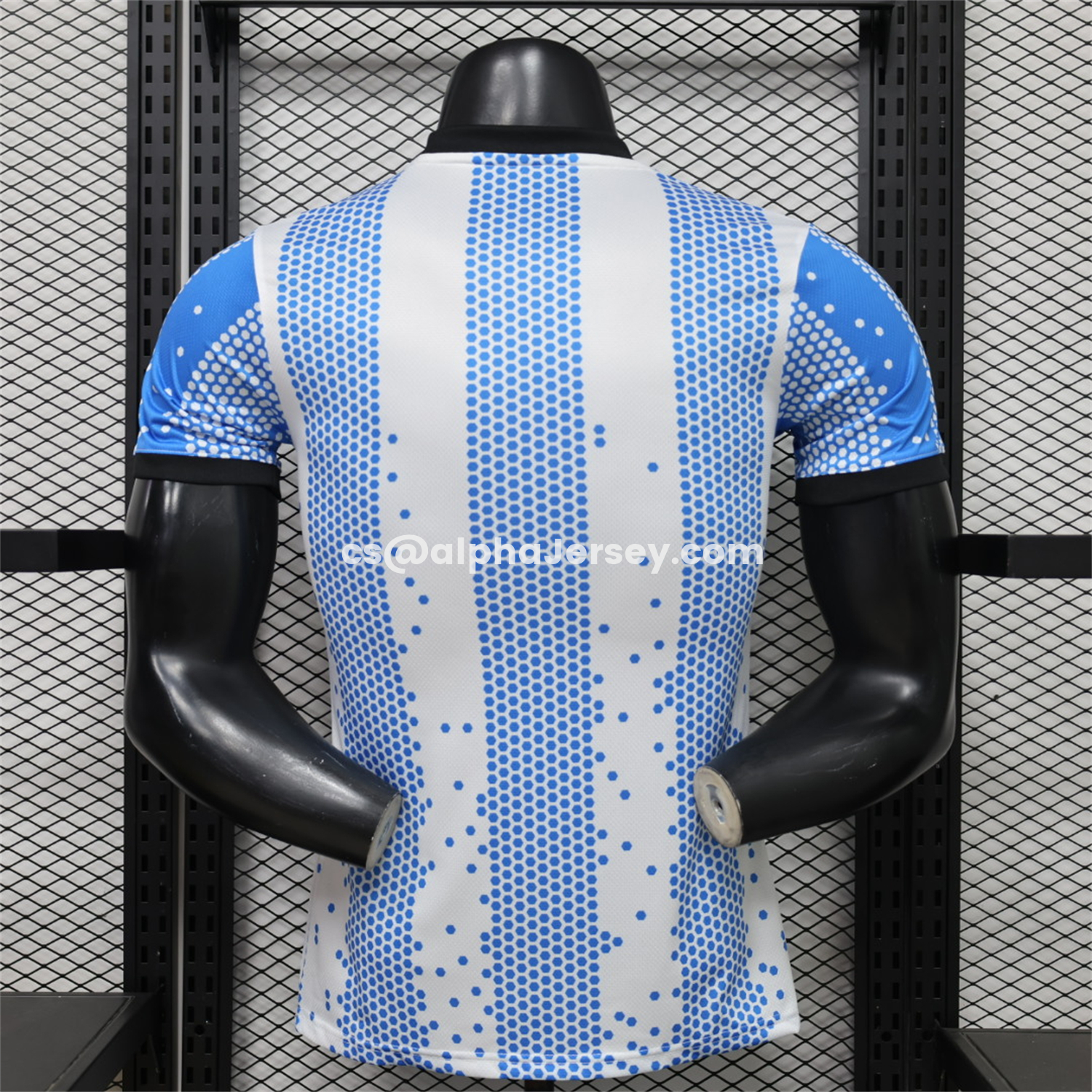 AJ-AlphaJersey-Argentina 2026 Light Blue And White Stripes Special Jersey - Player Version