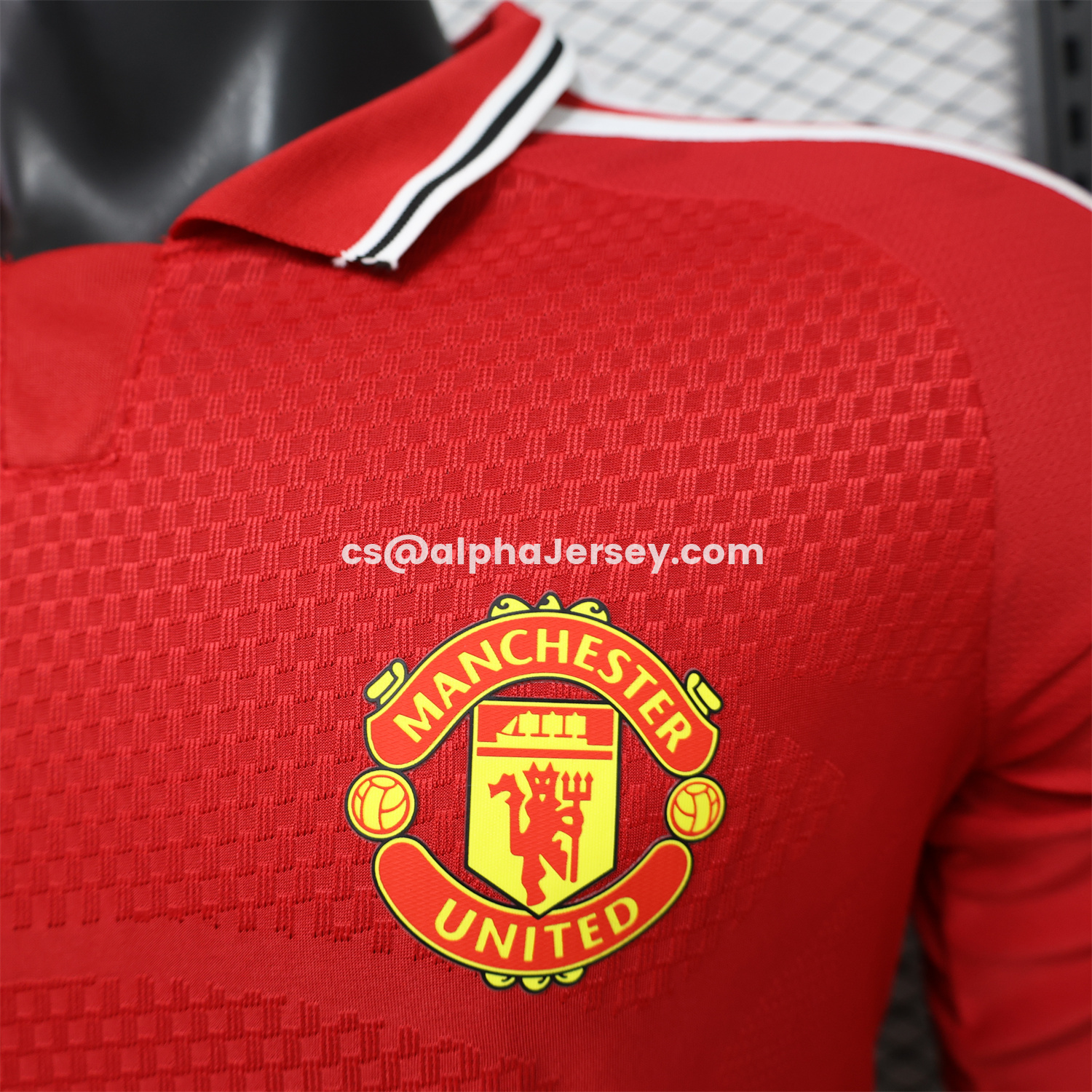 AJ-AlphaJersey-Manchester United 26-27 Home Long Sleeves Jersey - Player Version