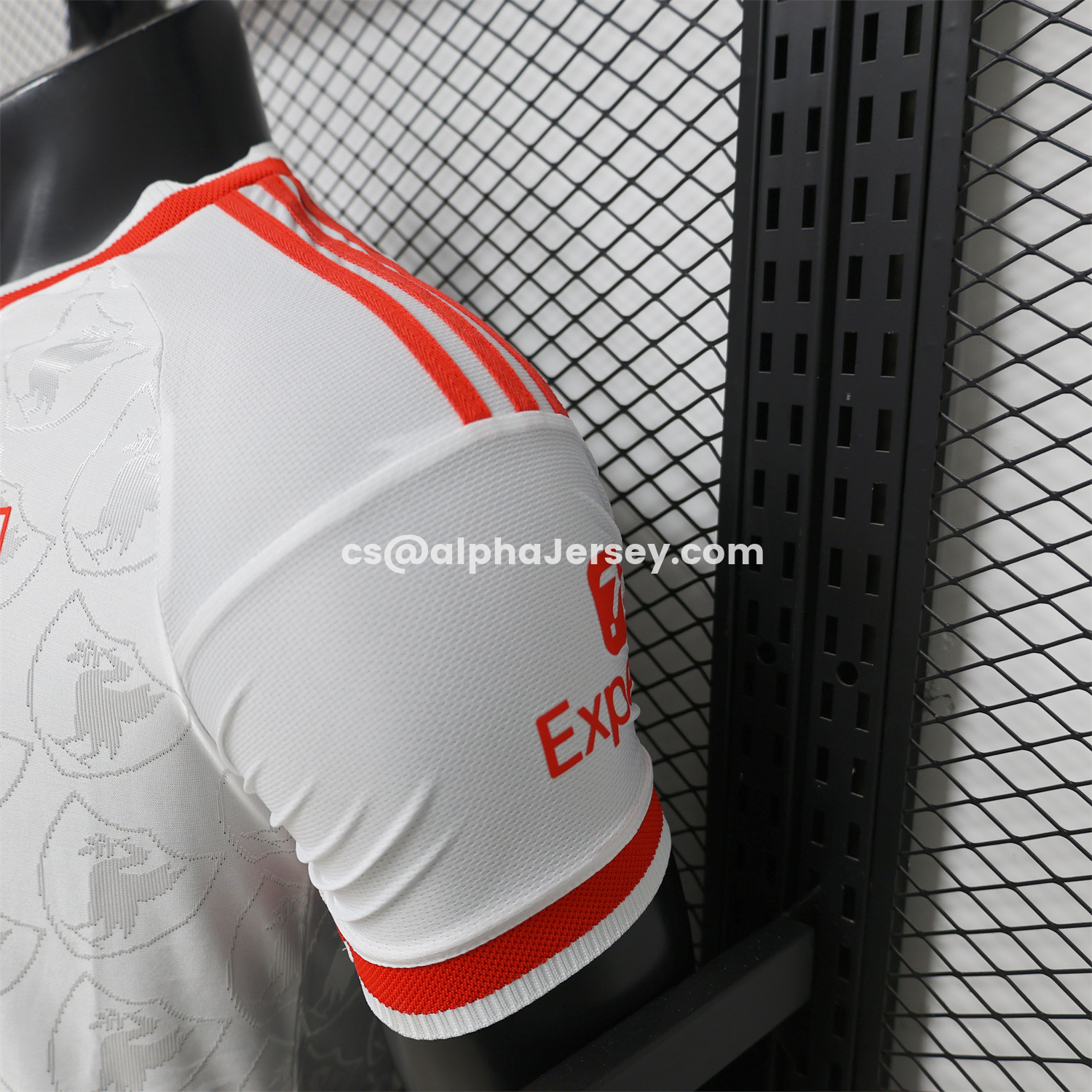 AJ-AlphaJersey-Liver.pool 26-27 Casual White With Faint Logos Jersey - Player Version