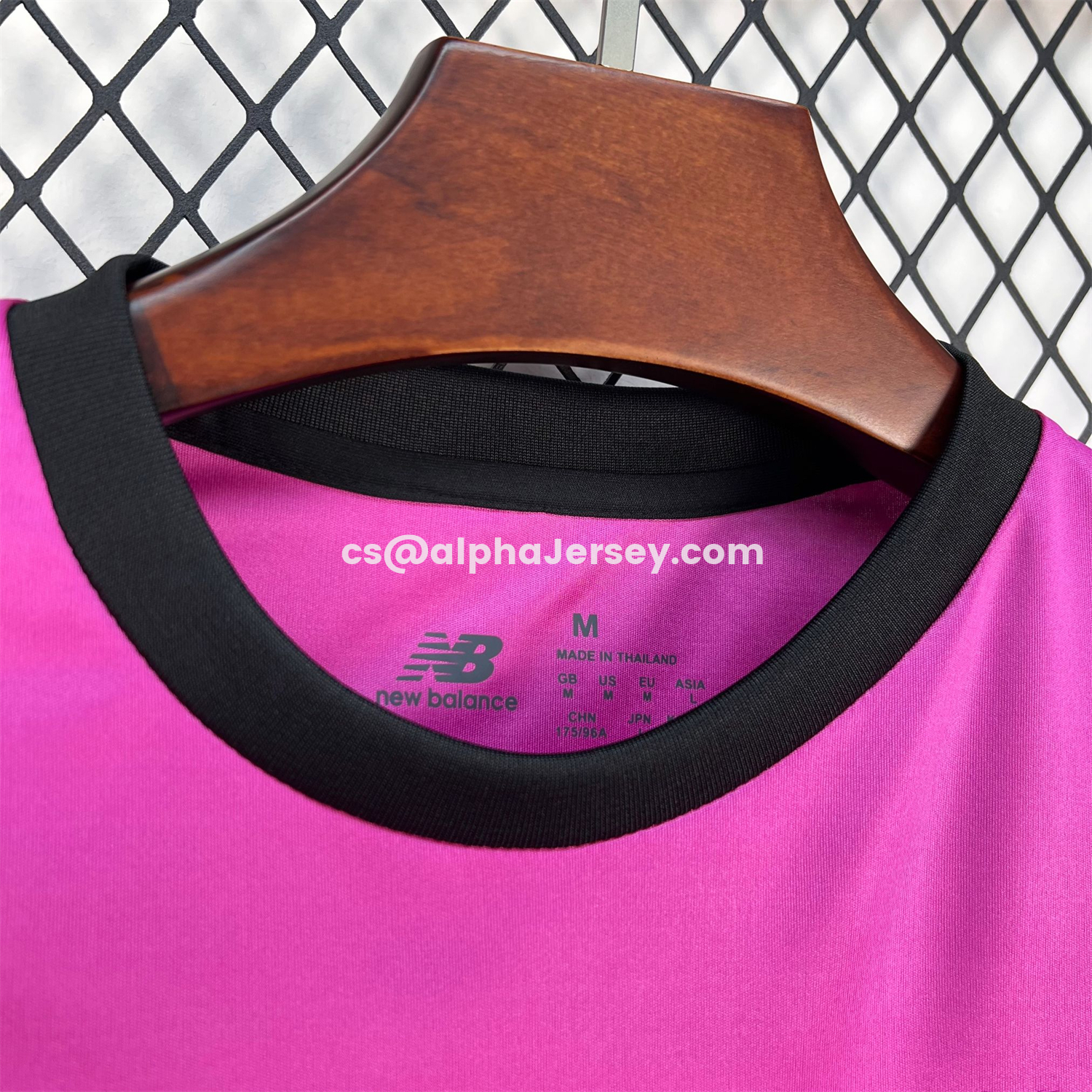 AJ-AlphaJersey-Porto 26-27 Bright Pink With Black Special Jersey - Fans Version