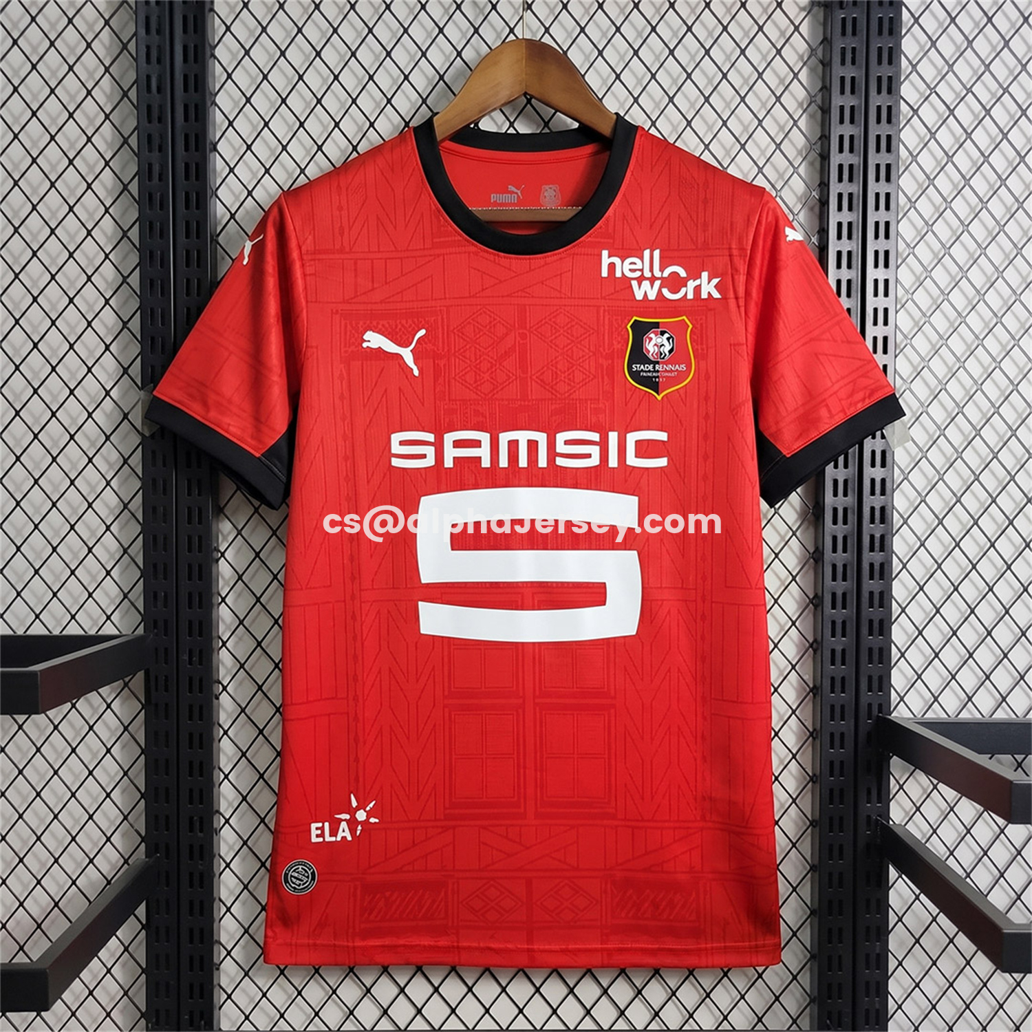 AJ-AlphaJersey-Stade Rennais 26-27 Home Jersey - Fans Version