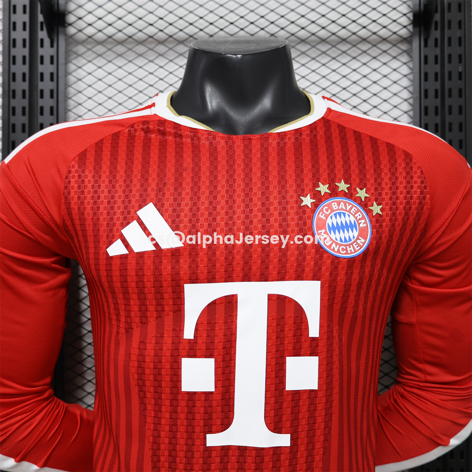 AJ-AlphaJersey-Bayern Munich 26-27 Home Long Sleeves Jersey - Player Version