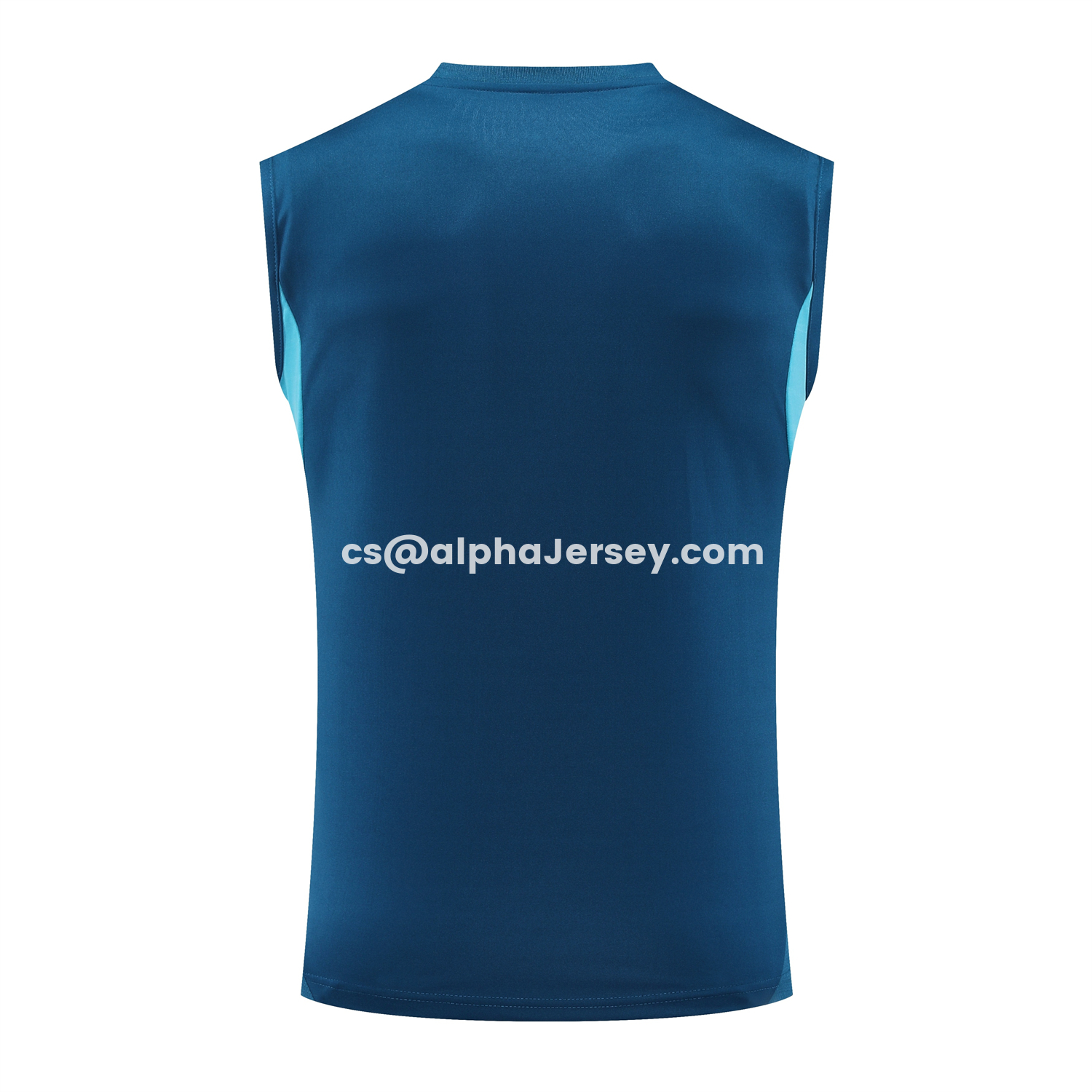 AJ-AlphaJersey-Club América 25-26 Short-Sleeve Training Set - Royal Blue With Light Blue Accents Top & Pants