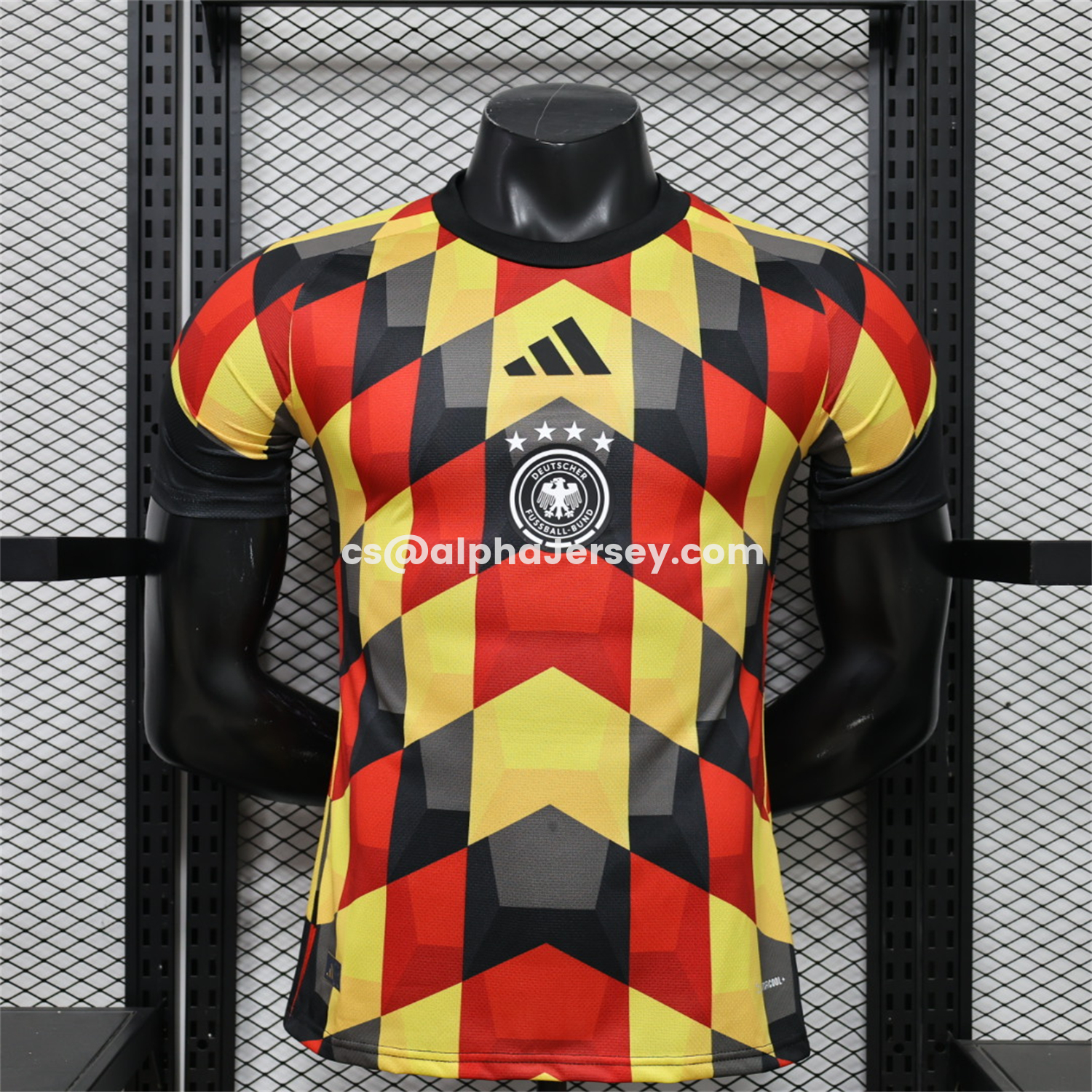AJ-AlphaJersey-Germany 2026 Red Yellow Black Special Jersey - Player Version
