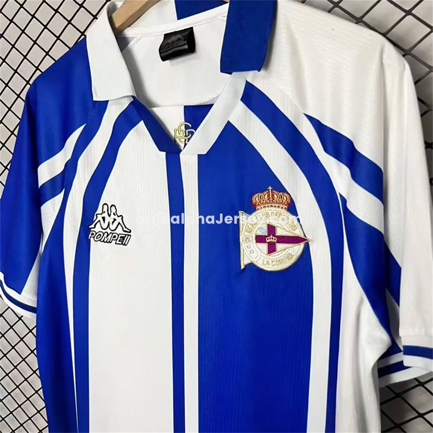 AJ-AlphaJersey-La Coruna 25-26 Retro Style Blue Special Jersey - Fans Version