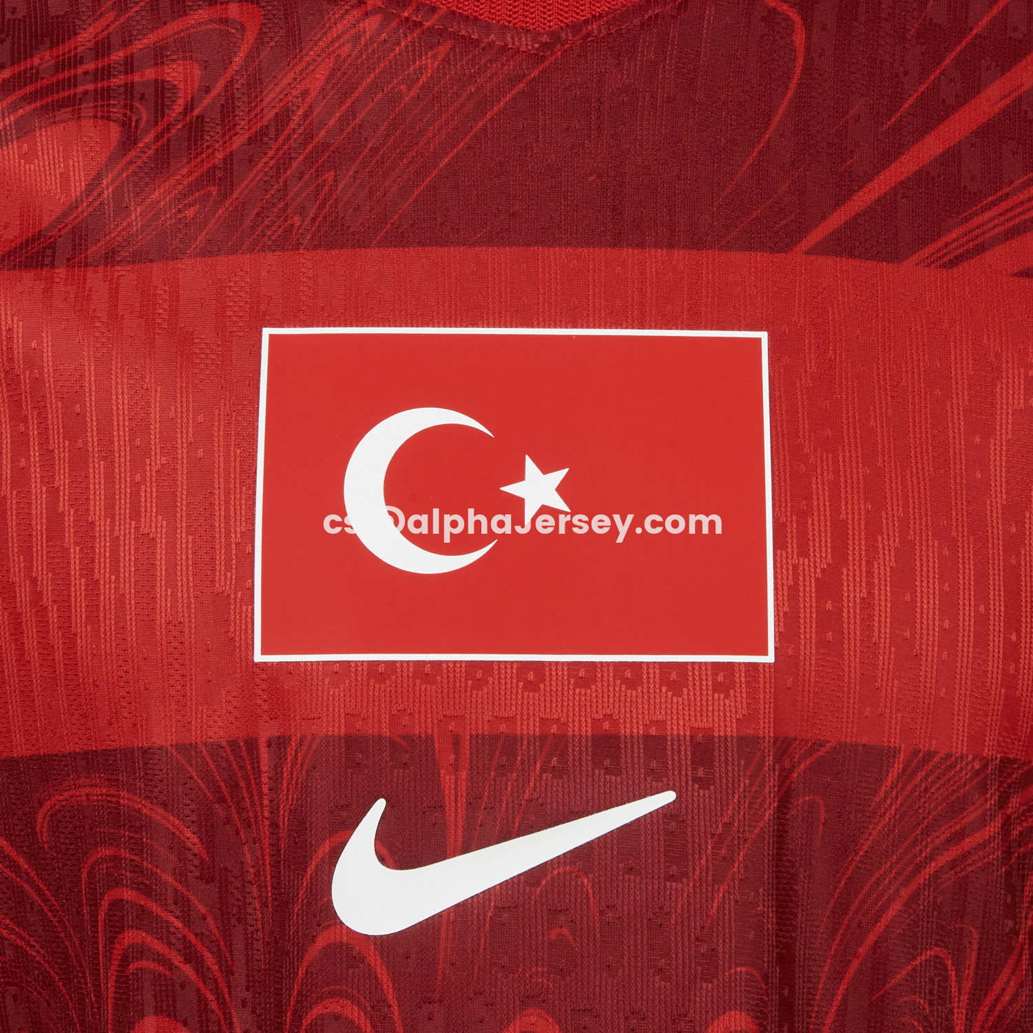 AJ-AlphaJersey-Turkey 2026 Home Red Jersey - Player Version