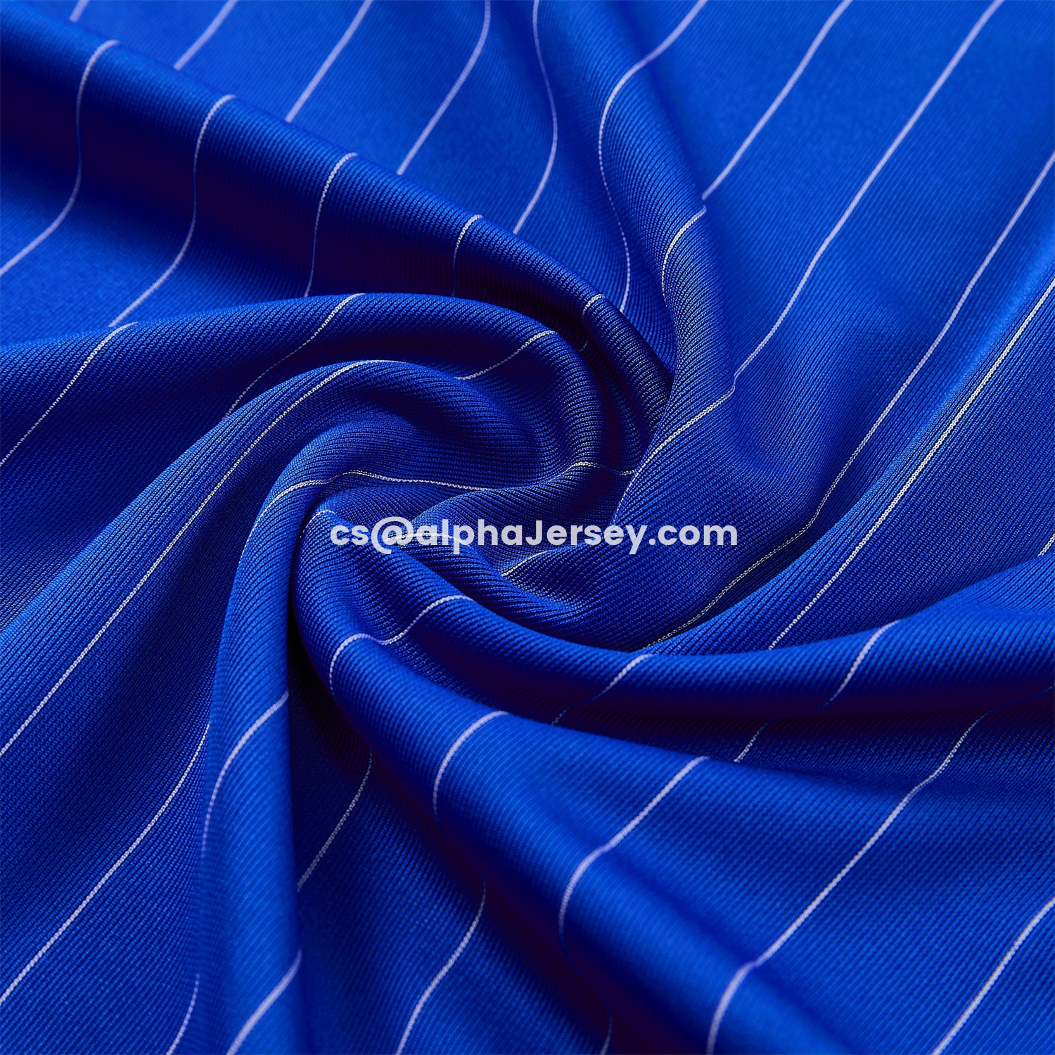 AJ-AlphaJersey-C.H.E.L.S.E.A 25-26 Retro Style Vest Training Set - Blue Top & White With Blue Stripes Pants