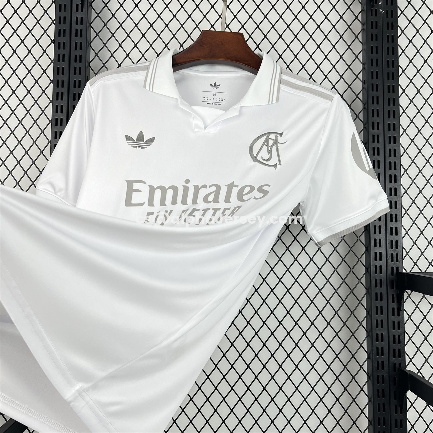 AJ-AlphaJersey-Real Madrid 26-27 White With Grey Accents Special Edition Jersey - Fans Version