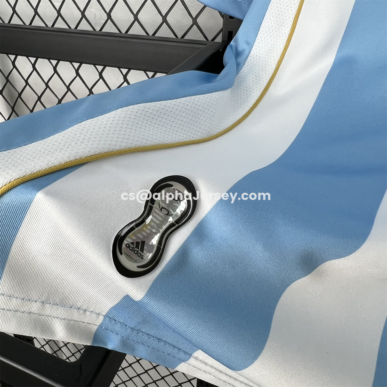 AJ-AlphaJersey-Argentina 2026 Hip-Hop Blue White Special Jersey - Fans Version