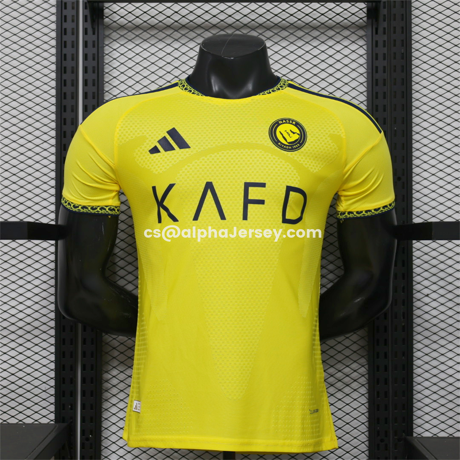 AJ-AlphaJersey-Al Nassr Riyadh Victory 26-27 Home Jersey With Sponsors - Player Version