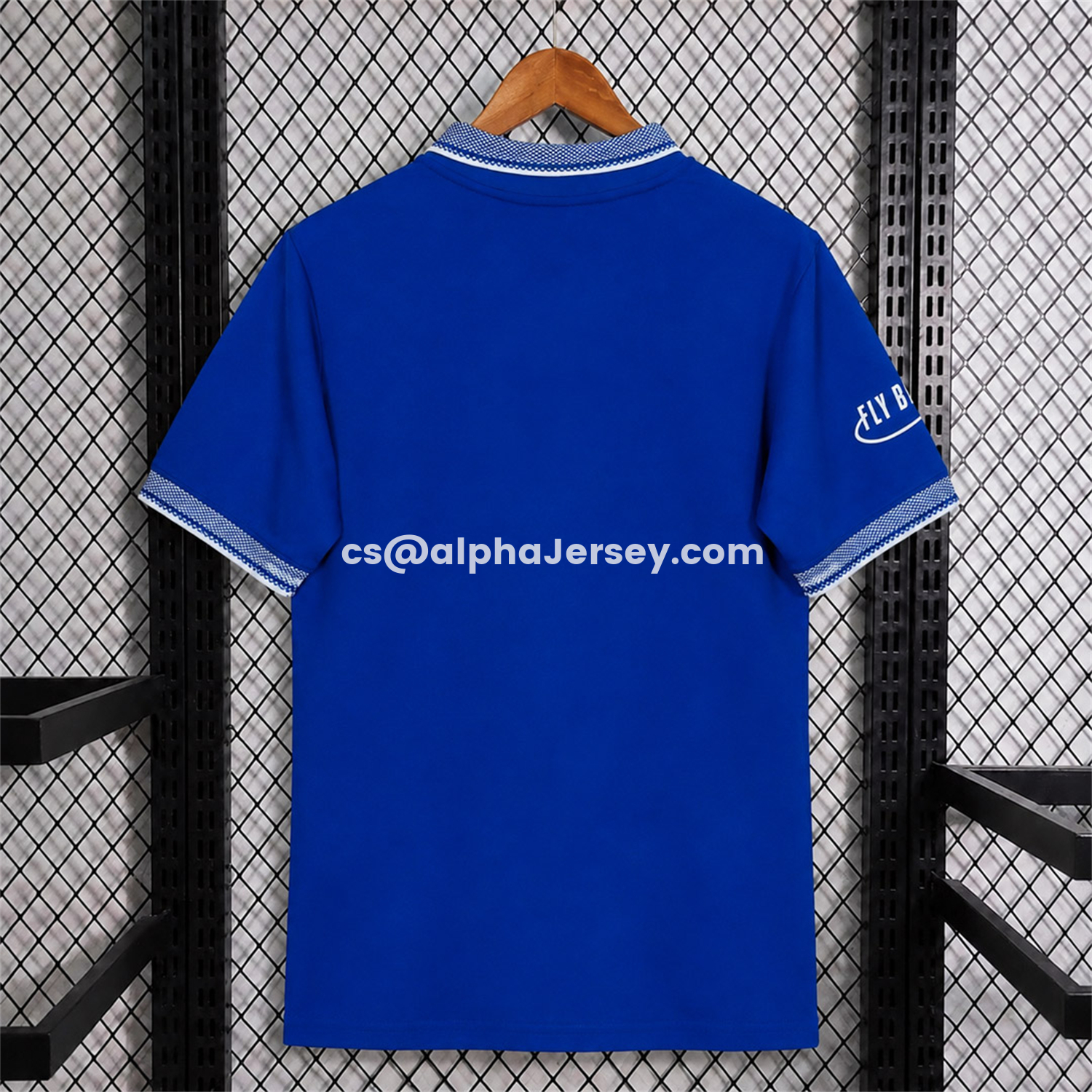 AJ-AlphaJersey-Arsenal 26-27 Solid Bright Blue Polo - Fans Version