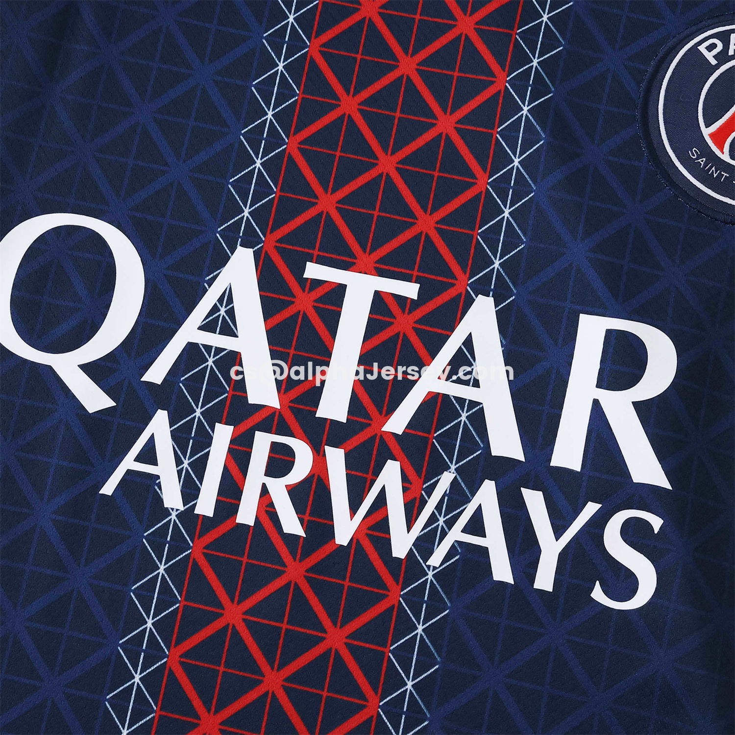 AJ-AlphaJersey-【Champion 26 Font】Paris Saint-Germain PSG 25-26 Home Jersey - Fans Version