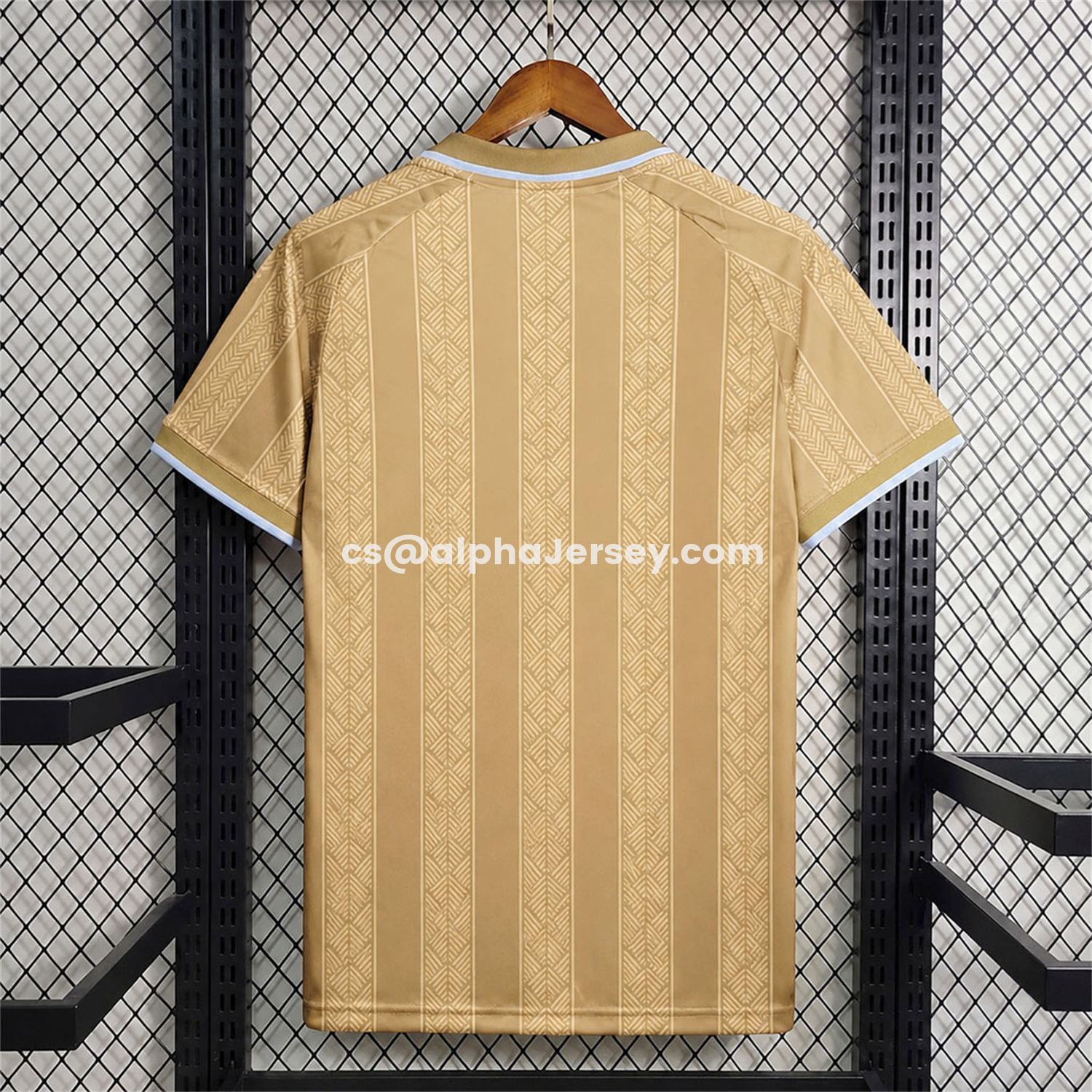 AJ-AlphaJersey-South Africa 2026 Gold Stripes Special Jersey - Fans Version