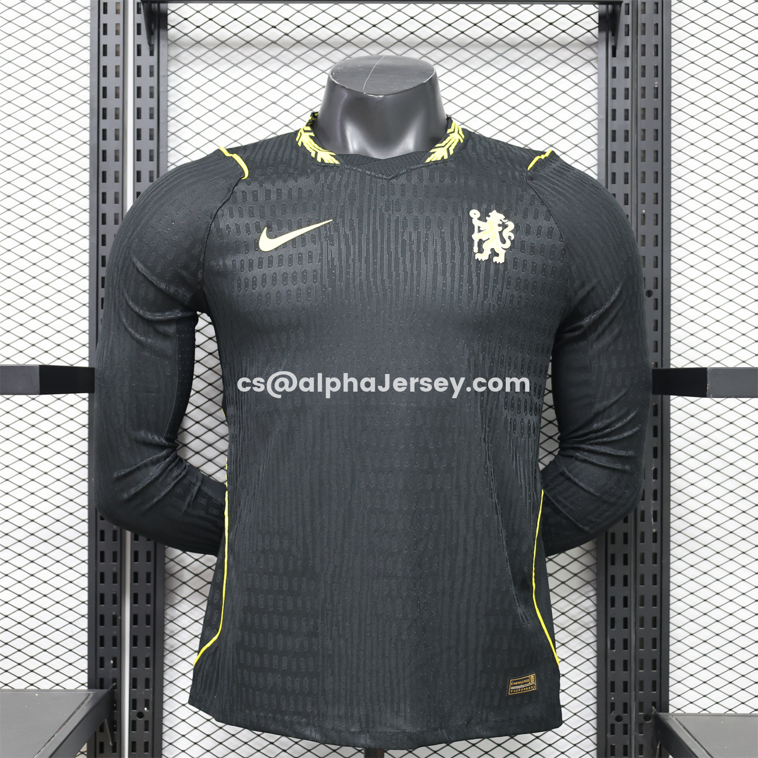 AJ-AlphaJersey-C.H.E.L.S.E.A 26-27 Away Long Sleeves Jersey - Player Version