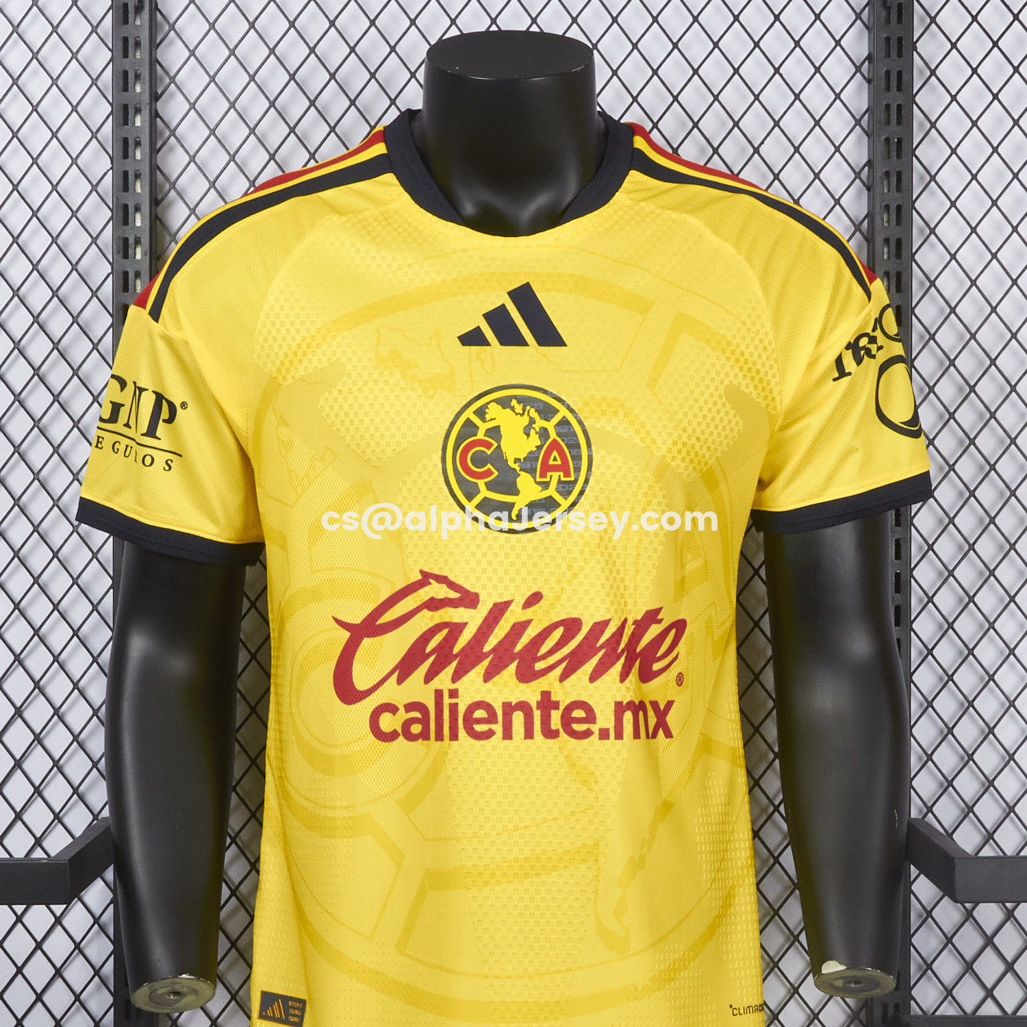 AJ-AlphaJersey-Club América 26-27 Home Yellow Jersey - Player Version