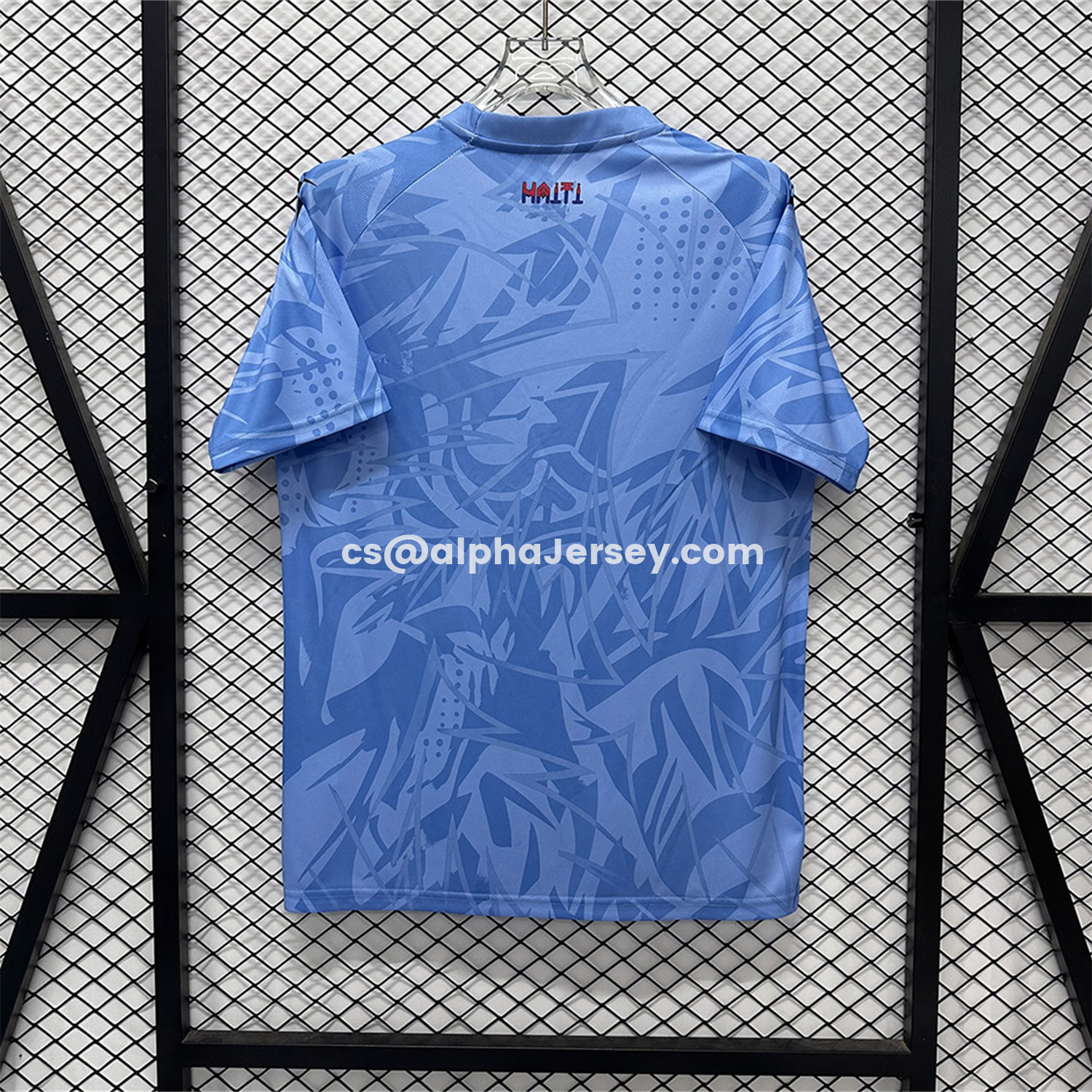 AJ-AlphaJersey-Haiti 26-27 Blue Goalkeeper Jersey - Fans Version