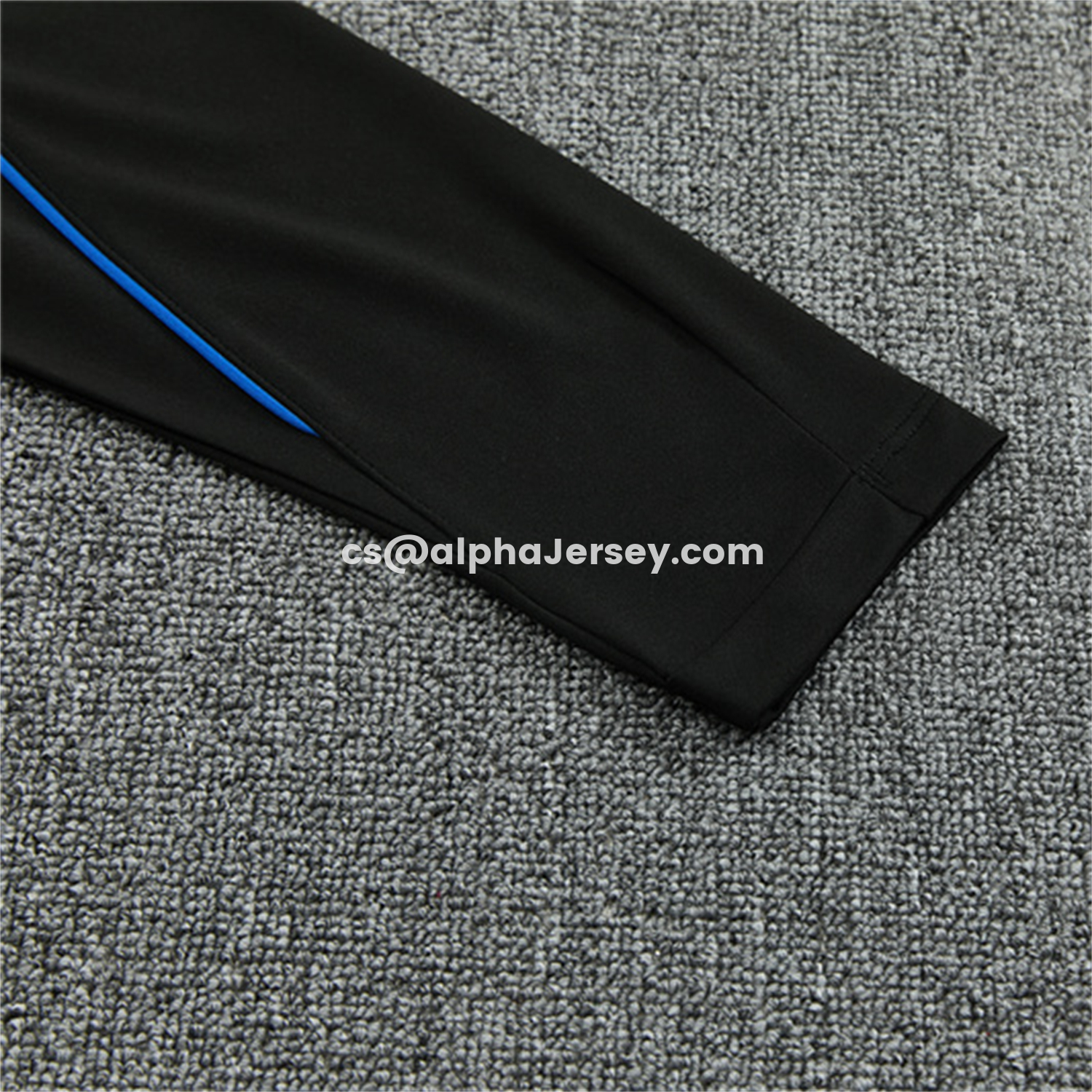 AJ-AlphaJersey-Paris Saint-Germain 26-27 Long Sleeves Training Set - Black With Pink Top & Pants