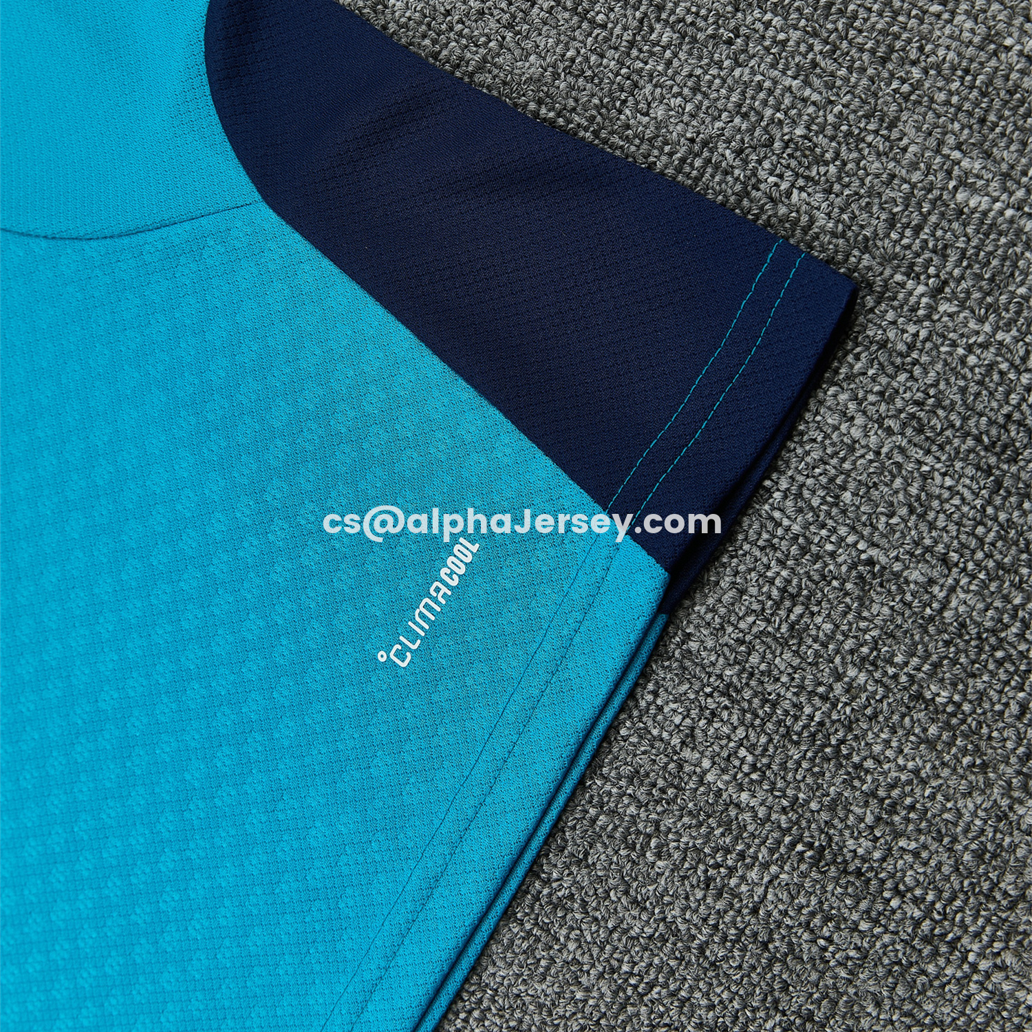 AJ-AlphaJersey-Spain 2026 Vest Training Set - Light Blue Top & Dark Blue Pants