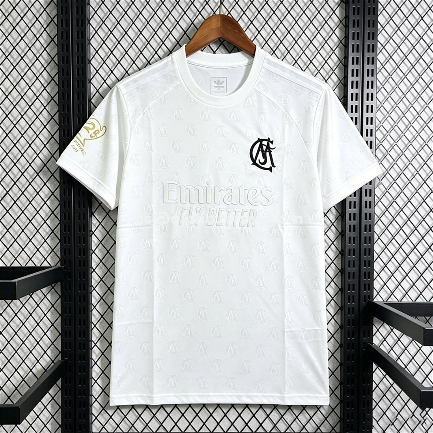 AJ-AlphaJersey-Real Madrid 26-27 125th Anniversary White With Grey Accents Special Edition Jersey - Fans Version
