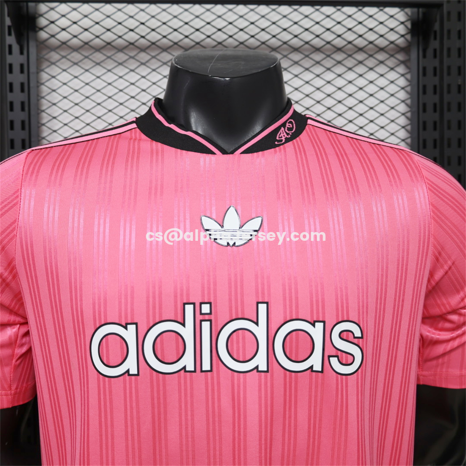 AJ-AlphaJersey-Adidas 26-27 Terrace Icon Retro Casual Style Rose Pink Jersey - Player Version