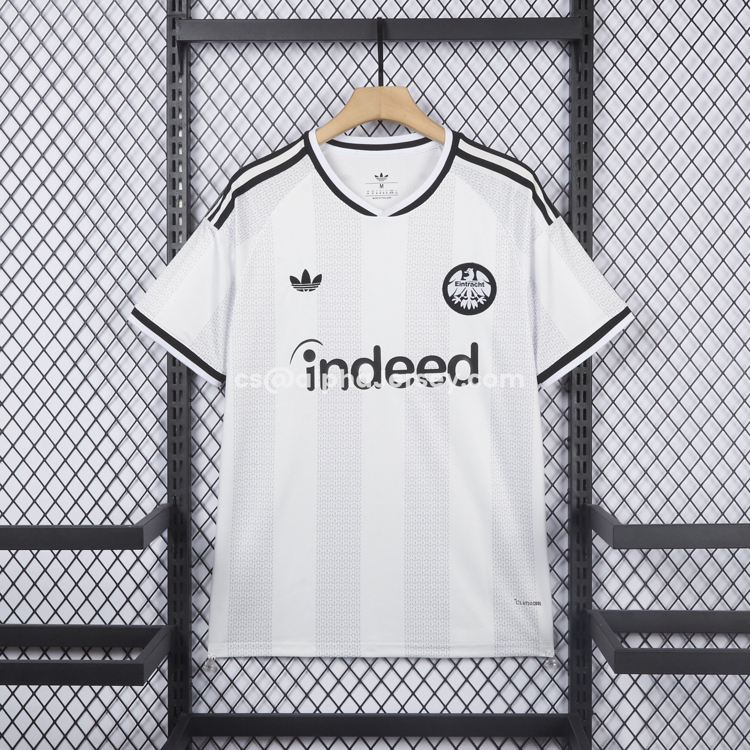 AJ-AlphaJersey-Frankfurt 26-27 Away White Jersey - Fans Version