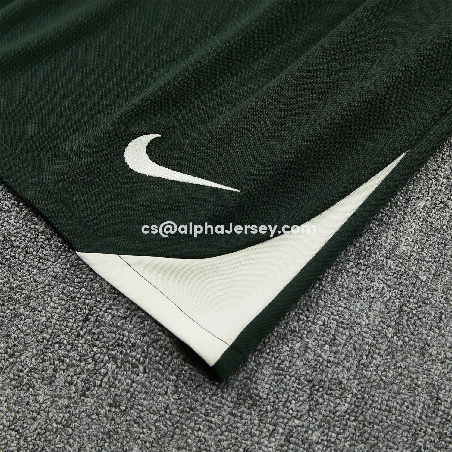 AJ-AlphaJersey-C.H.E.L.S.E.A 25-26 Vest Training Set - Dark Green With White Accents Top & Pants