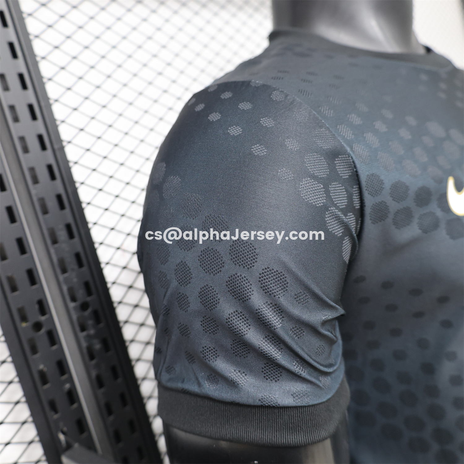 AJ-AlphaJersey-South Korea 26-27 Casual Style Black Jersey - Player Version