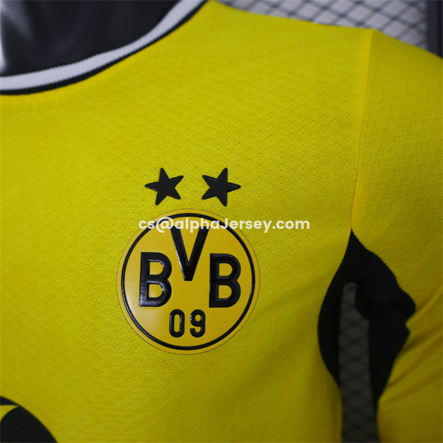 AJ-AlphaJersey-Dortmund 26-27 Home Long Sleeves Jersey - Player Version
