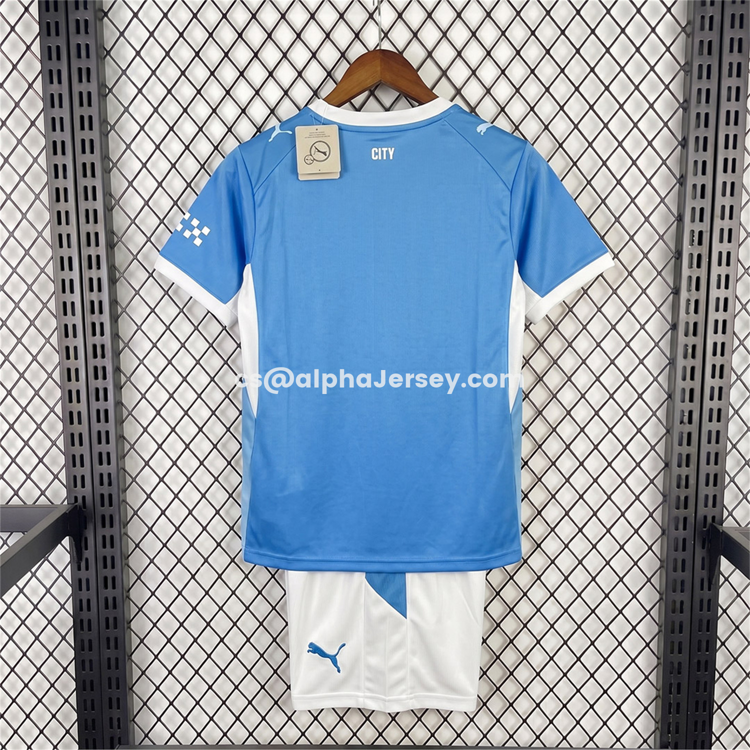 AJ-AlphaJersey-Manchester City 26-27 Home Kids Kit